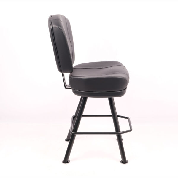 28” black swivel chair - Image 2