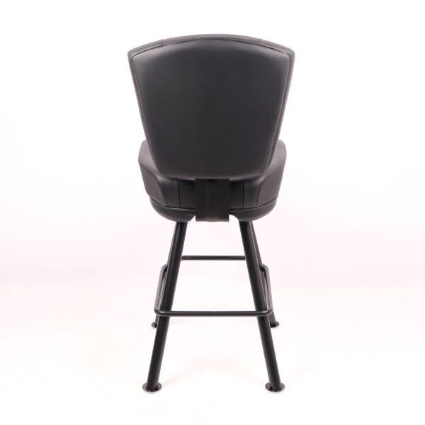 28” black swivel chair - Image 4
