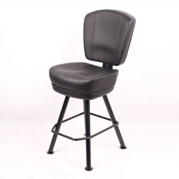 28” black swivel chair
