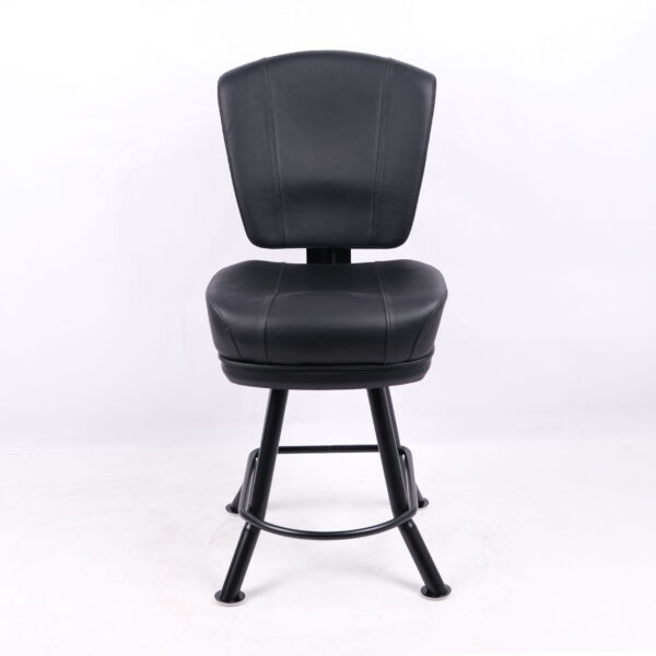 24” black swivel chair - Image 3