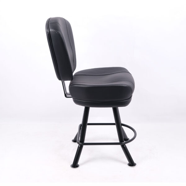 24” black swivel chair - Image 4